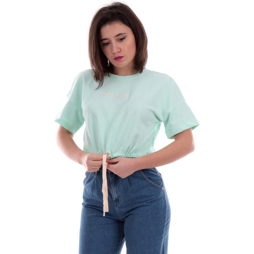 Only Γυναικεία κοντομάνικη μπλούζα Cropped Top